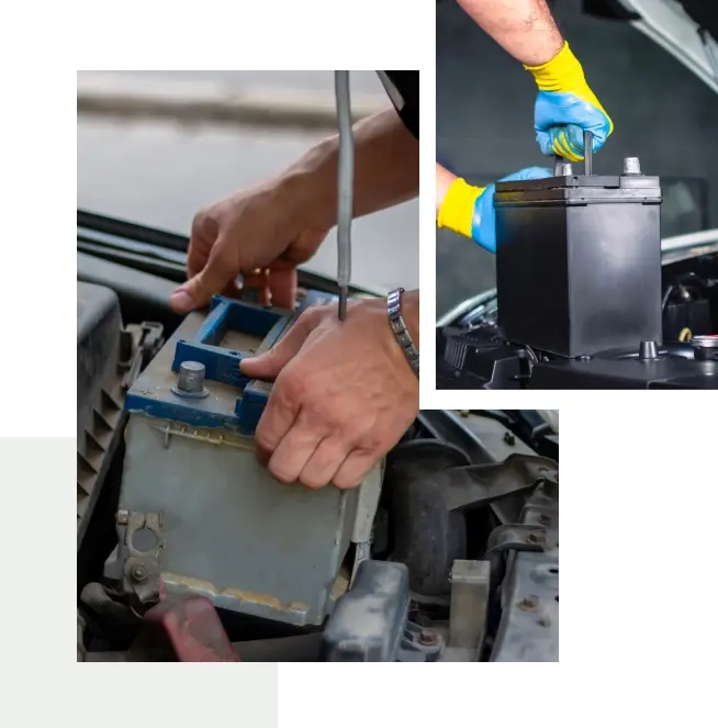 Convenient onsite battery replacement service at your location.